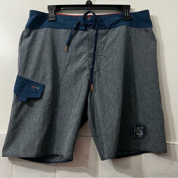 Cova Other - Cova Men Blue Size 34 Swim Trunks Board Shorts Quick Dry Vacation Unlined Surf